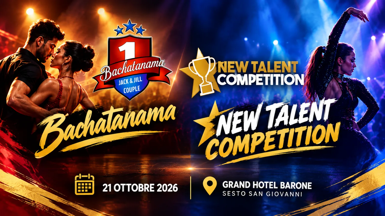 EBF - Bachatanama e new talent competition — Sesto San Giovanni, 21 ott 2026 – 24 ott 2026